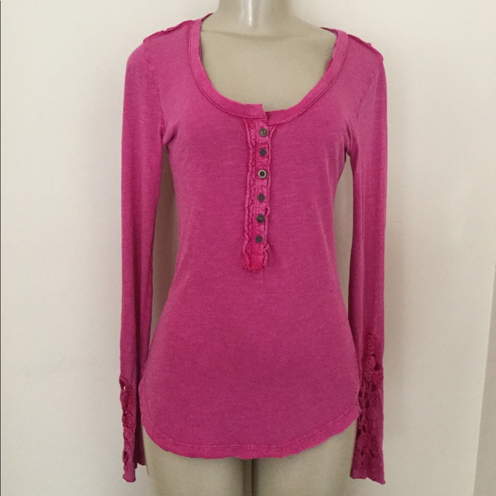 Free people pink top